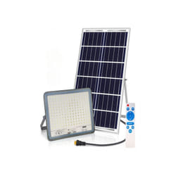 Faro a led 300W, pannello solare con sensore crepuscolare e telecomando, ip 67