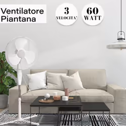 Il nuovissimo ventilatore a piantana AMC potrai affrontare nel migliore dei modi le afose giornate estive. Questo pratico ed  ...