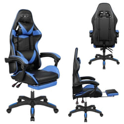 AMC - Sedia da Gaming Reclinabile, Poltrona Ufficio girevole, con rotelle ergonomica