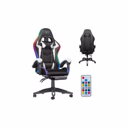 La sedia gaming riprende il tipico design delle sedute delle auto da corsa, uno schienale ergonomico e sottile, con poggiates ...