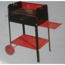 No Brand - barbecue stella a legna carbone e carbonella fornacella bbq 35x50xh80 cm