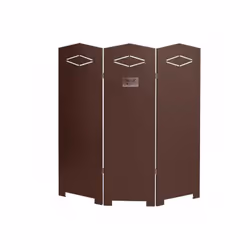 Paracalore Ottawa per camino o stufa Marrone cm 90 x 95H Il para-calore Ottawa è un accessorio indispensabile per chiunque ab ...