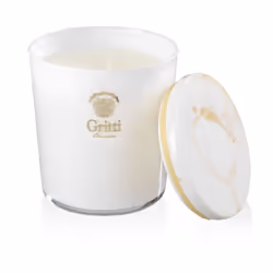Gritti Venetia Adèle Candela 250 gr, Cilindro, Bianco, Osmanto, 1 pz