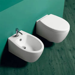 Sanitari sospesi Rimless Simas lft Spazio con copriwater soft close incluso