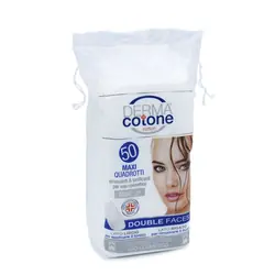 50 Quadrotti Levatrucco -Derma  Cotone