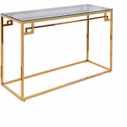 Descrizione Tecnica: Tipologia: Consolle da ingresso, soggiorno, sala da pranzo o salotto. Materiali: Struttura: Metallo con  ...