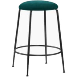 Set da 4, sgabelli score velluto verde H63