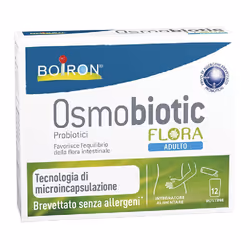 Boiron Osmobiotic Flora Adulti Integratore per Flora Intestinale 12 Bustine