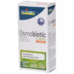 Boiron Osmobiotic Flora Junior Integratore con Probiotici 12 Stick Orosolubili