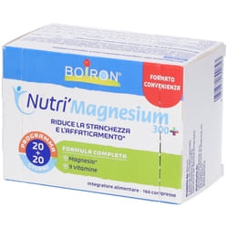 Boiron Nutri'Magnesium 300+ Integratore per Stanchezza 160 Compresse