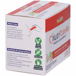 Boiron Nutri' Cardio Integratore per Colesterolo Senza Monacolina 30 Stick Gusto Agrumi