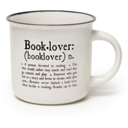 Legami - Cup Puccino, Tazza in Porcellana New Bone China, Tema Book Lover, Take a Break Collection, Capacità 350 ml, Lavabile in Lavastoviglie,