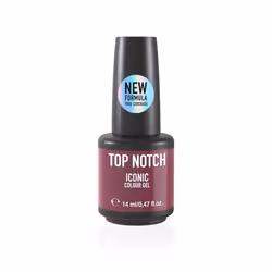 Top Notch by Mesauda Iconic Colour Gel, 244 Tough Love, 14 ml, 14 ml, Rosso, Tough Love, 244 Tough Love, Bottiglia, ALIPHATIC ...