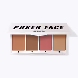 MESAUDA Palette Viso Multiuso Dark, 4x 5g, Pelle universale, 20 g, Donna, Polvere, Marrone, Dark