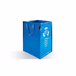 Perfetto 12853 cestino per rifiuti Rettangolare Carta Blu