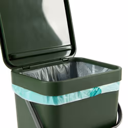 Perfetto 29125 bidone per la spazzatura 5 L Rettangolare Nero, Verde - Vista aggiuntiva 5