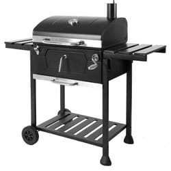 Mastercook - Barbecue a Carbonella con rotelle, apribottiglie e termostato integrato