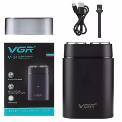 Rasoio Elettrico Per Gli Uomini Portatile Impermeabile Alternativo Barba Trimmer VGR V-341Questo kit di taglio elettrico VGR ...