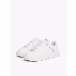 Tommy Hilfiger 8052578935521 sneaker alla moda Femmina Bianco, Platino - Vista aggiuntiva 2