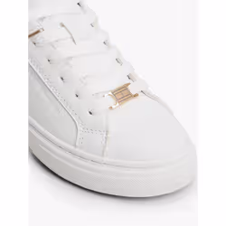 Tommy Hilfiger 8052578935521 sneaker alla moda Femmina Bianco, Platino - Vista aggiuntiva 6