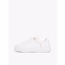 Tommy Hilfiger 8052578935521 sneaker alla moda Femmina Bianco, Platino - Vista aggiuntiva 7