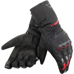 Dainese Tempest Unisex D-Dry Guanti moto lungo, nero-rosso, dimensione 2XS per uomo