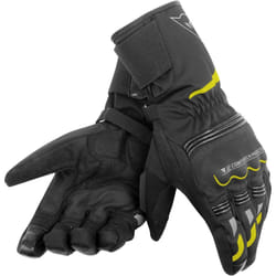 Dainese Tempest Unisex D-Dry Guanti moto lungo, nero-giallo, dimensione 3XL per uomo