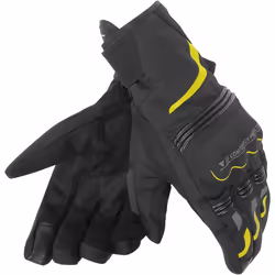 Dainese Tempest D-Dry Brevi Guanti Da Moto Unisex, nero-rosso, dimensione 3XL per uomo