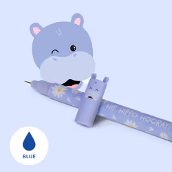 Legami Penna Gel Cancellabile - Erasable Pen, Hippo - Vista aggiuntiva 2