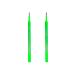 Legami Set di 2 Refill per Penna Gel - Lovely Friends, verde fluo