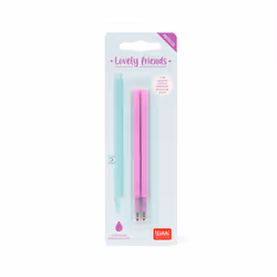 Legami Set di 2 Refill per Penna Gel - Lovely Friends, viola - Vista aggiuntiva 2