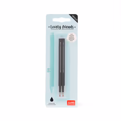 Legami Set di 2 Refill per Penna Gel - Lovely Friends, nero - Vista aggiuntiva 2