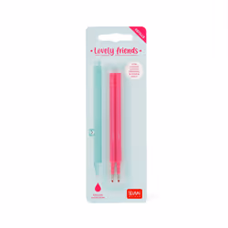 Legami Set di 2 Refill per Penna Gel - Lovely Friends, pink - Vista aggiuntiva 2