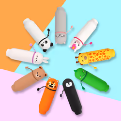 Legami Astuccio 2 in 1 in Morbido Silicone - Kawaii, Bear - Vista aggiuntiva 5