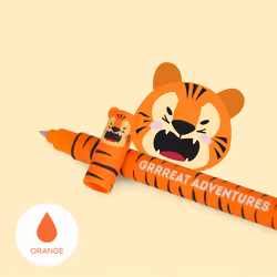 Legami Penna Gel Cancellabile - Erasable Pen, Tiger - Vista aggiuntiva 2