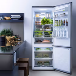 Midea MDRB593FGE02 frigorifero con congelatore Libera installazione 416 L E Acciaio inox - Vista aggiuntiva 8