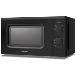 Comfee - Forno a Microonde Nero, 20 Litri, 700 w, 5 Livelli di Potenza, Funzione di Scongelamento Rapido, Timer Manuale, Design Compatto-CM-M202CC(BK)