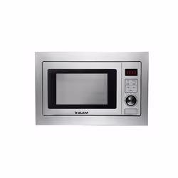 Glem Gas GMI253IX, Da incasso, Microonde con grill, 25 L, 900 W, Display incorporato, Pulsanti, Manopola