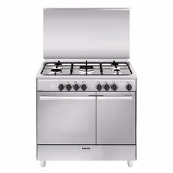 Glem Gas UR965MI, Cucina, Acciaio inox, Manopola, Frontale, Gas, 5 Fornello(i)
