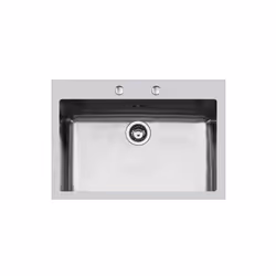 Foster KE.R15.1V.71x40.Q4, Rettangolare, Acciaio inox, Acciaio inox, 1 ciotole, Rettangolare, 710 x 400 mm