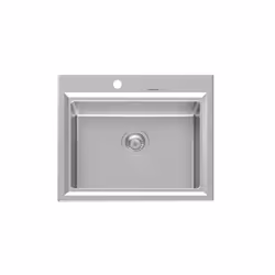 Foster 4505050, Rettangolare, Acciaio inox, Acciaio inox, 1 ciotole, Rettangolare, 500 x 350 mm