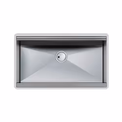 Foster Milanello Workstation 1034 850, Lavello sottopiano, Rettangolare, Acciaio inox, Acciaio inox, 1 ciotole, Rettangolare