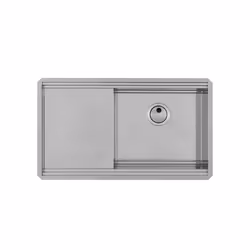 Foster Milanello Workstation, Lavello sottopiano, Rettangolare, Acciaio inox, Acciaio inox, 1 ciotole, Rettangolare