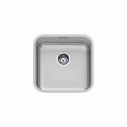 Foster 1840850, Lavello sottopiano, Quadrato, Acciaio inox, Acciaio inox, 1 ciotole, Quadrato