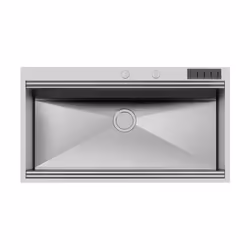 Foster Milano, Rettangolare, Acciaio inox, Acciaio inox, 1 ciotole, Rettangolare, 968 x 400 mm
