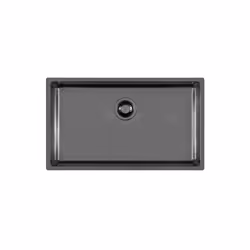 Foster KE Filotop, Lavello ad incasso, Rettangolare, Acciaio inox, 1 ciotole, Gun Metal, Rettangolare
