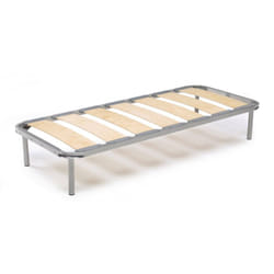 Talamo Italia Rete letto singolo Mariaclaudia, Rete ortopedica a doghe larghe, 100% Made in Italy, Cm 80x190h 31, con imballo rinforzato