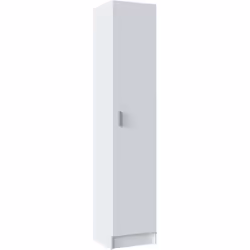 ARMADIO MULTIUSO CLEARWATER - Mobile ausiliario a 1 anta, Guardaroba portascarpe con ripiani, Scarpiera verticale, cm 37x37h1 ...