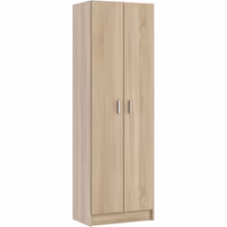 ARMADIO MULTIUSO PORTSMOUTH - Mobile ausiliario a 2 ante, Guardaroba portascarpe moderno, Scarpiera verticale, cm 59x37h180,  ...