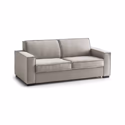Divano fisso Diopside, Divano a 3 posti, Made in Italy, SofÃ  Soggiorno in tessuto, con Braccioli standard, cm 220x95h90, Tortora